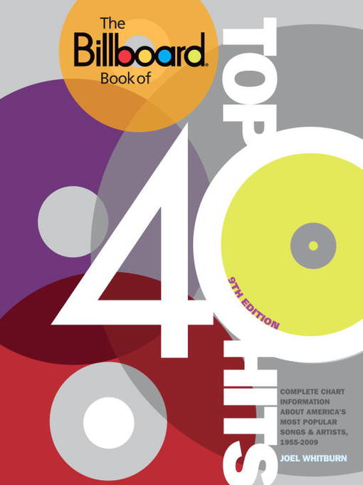 Title details for The Billboard Book of Top 40 Hits by Joel Whitburn - Available